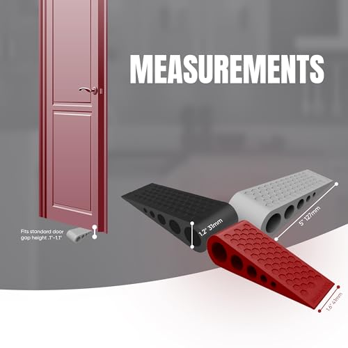 Minimalist Door Stoppers for Bottom of Door high-quality Floor Rubber