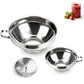 upgraded Canning Funnel with Strainer, Wide Mouth Funnels for Set